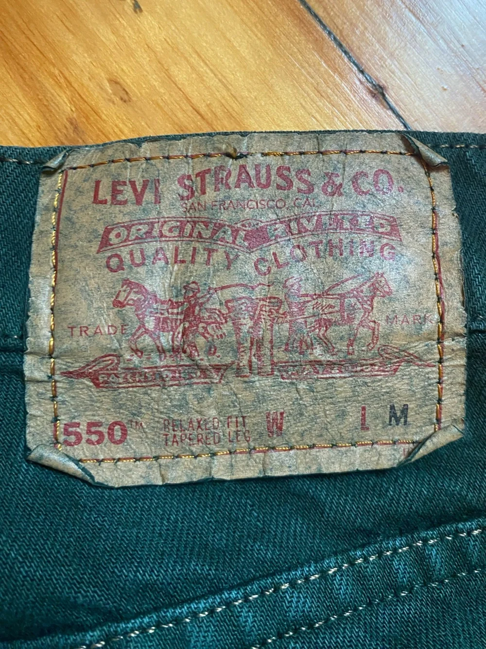 Vintage Levi’s Green Jean